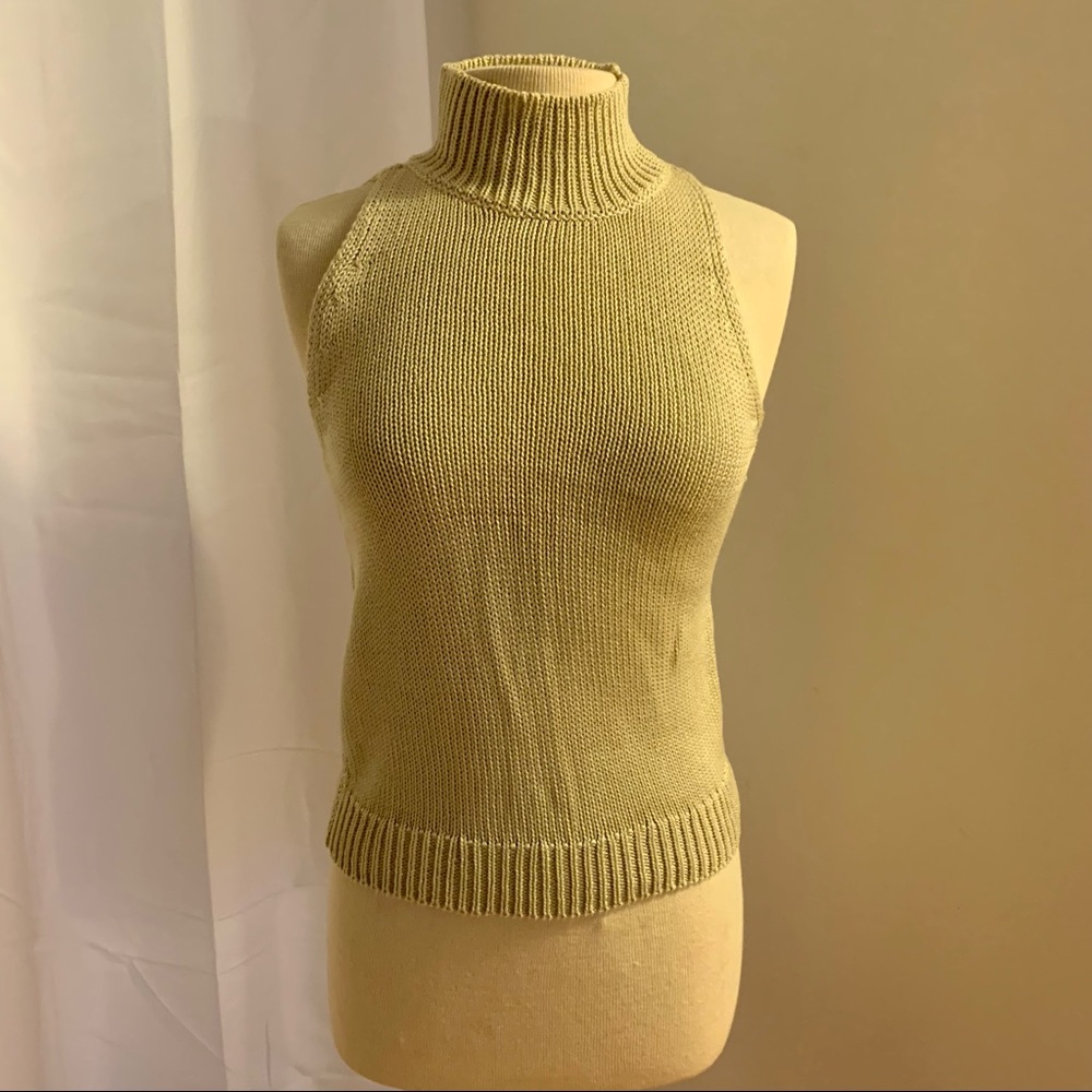 NWT Banana Republic Mock Neck Sleeveless Sweater Size S
